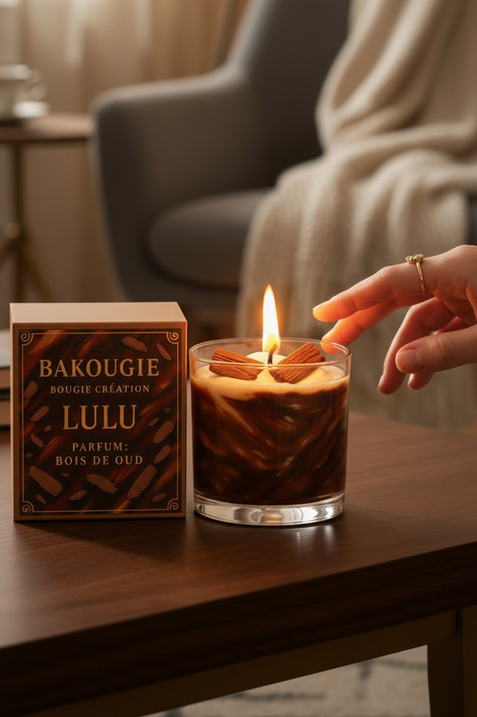 Bougie parfumée bois de oud | Lulu