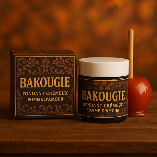 Fondant de cire végétale parfumée pomme d’amour format crémeux de 50g pour 50h de diffusion de parfum